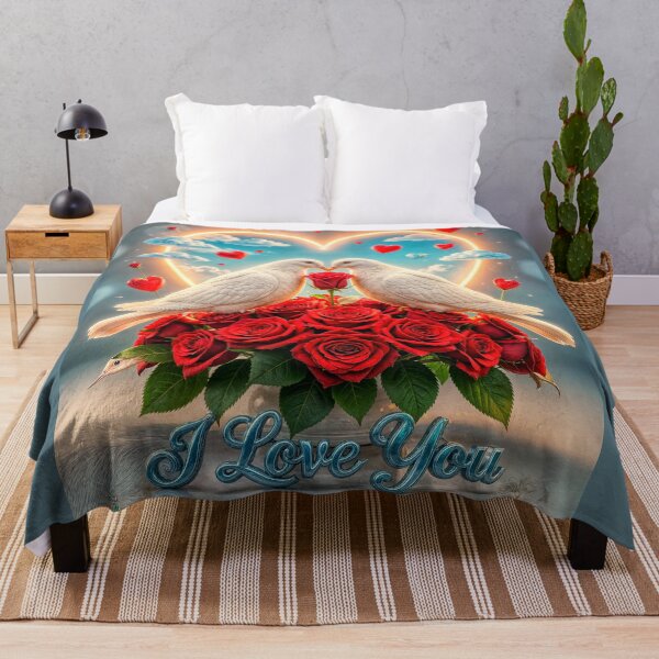 Item preview, Lovebirds and roses? My heart just fluttered! designed and sold by The Empire Of Digital Art..