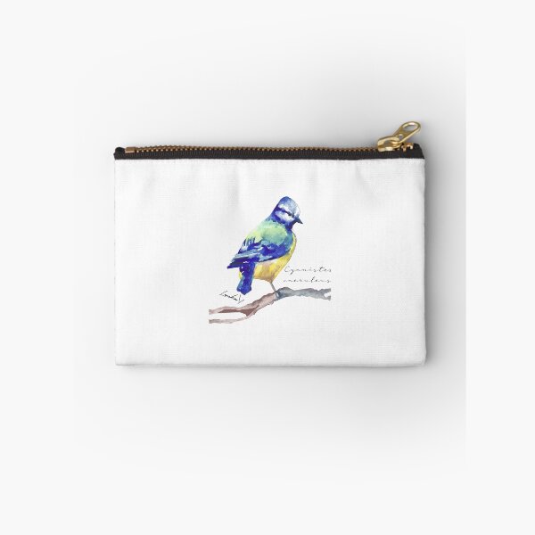 Item preview, Blue Tit Watercolour Bird Painting designed and sold by Lenka Draws.