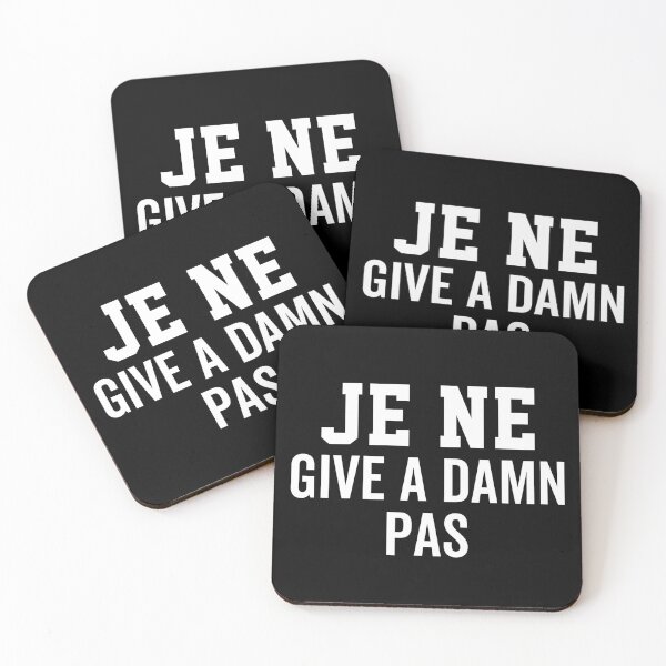 Item preview, Je Ne Give a Damn Pas designed and sold by fusedtees.