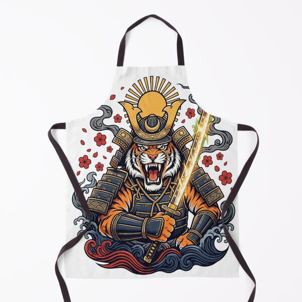 Item preview, Fierce Samurai Tiger Warrior Design designed and sold by SurStudio.