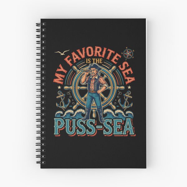 Item preview, My Favorite Sea is The Puss-sea Funny Adult Design designed and sold by DarkRelicStudio.