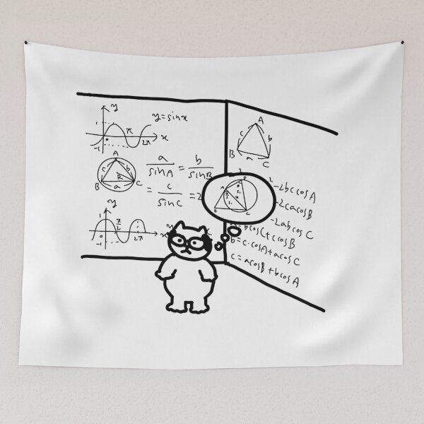 Item preview, mathematics Cat designed and sold by superbaechoo.