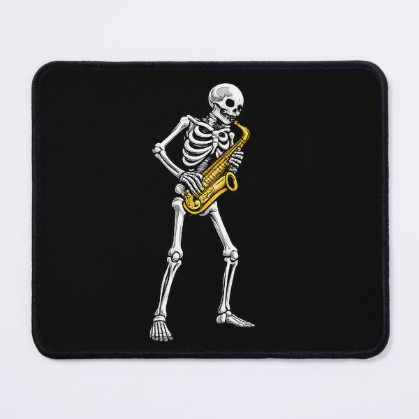 Item preview, Skeleton Playing Saxophone Funny Musician Halloween Design designed and sold by LiftyGifts.