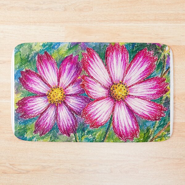 Item preview, Summer Flower Drawed in Crayon designed and sold by erenazepeda.