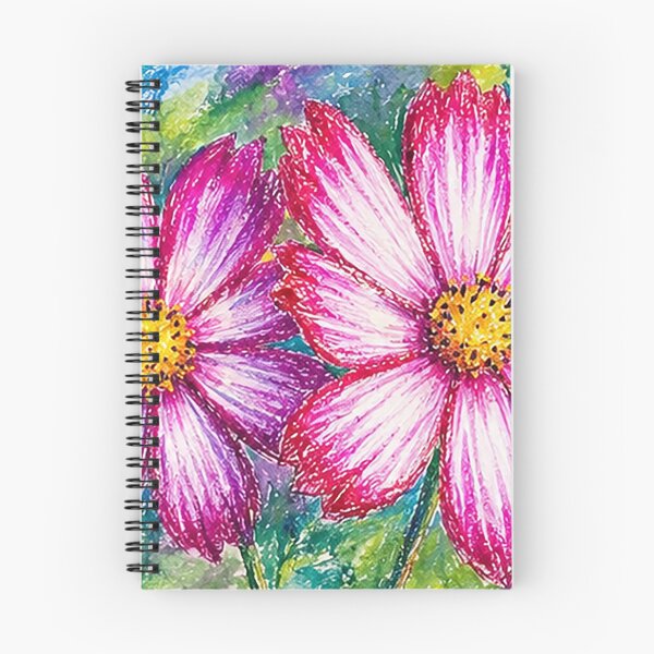 Item preview, Summer Flower Drawed in Crayon designed and sold by erenazepeda.