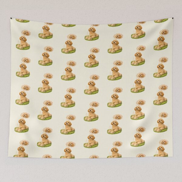 Item preview, Goldendoodle In Love: Cozy Coffee Date Dreams designed and sold by CreativeArtistL.