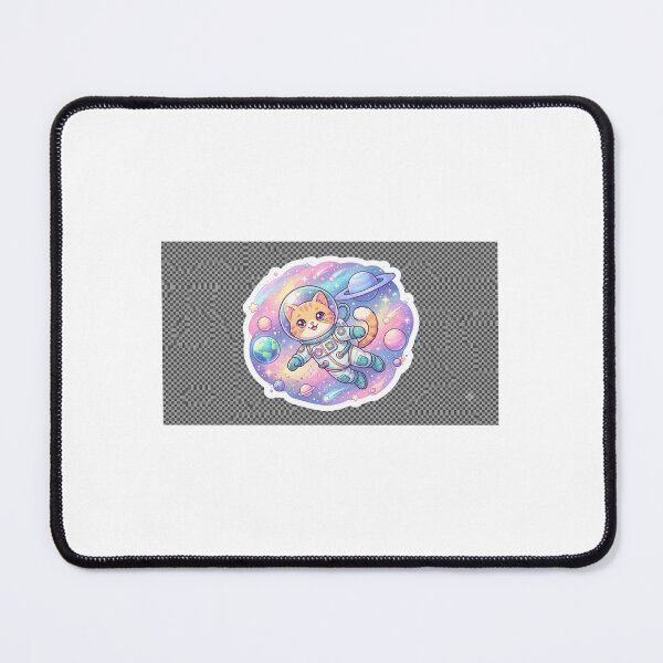 Item preview, Cute Space Astronaut Cat Vector Sticker Design | Print-on-Demand Art Creation designed and sold by skpcreation.