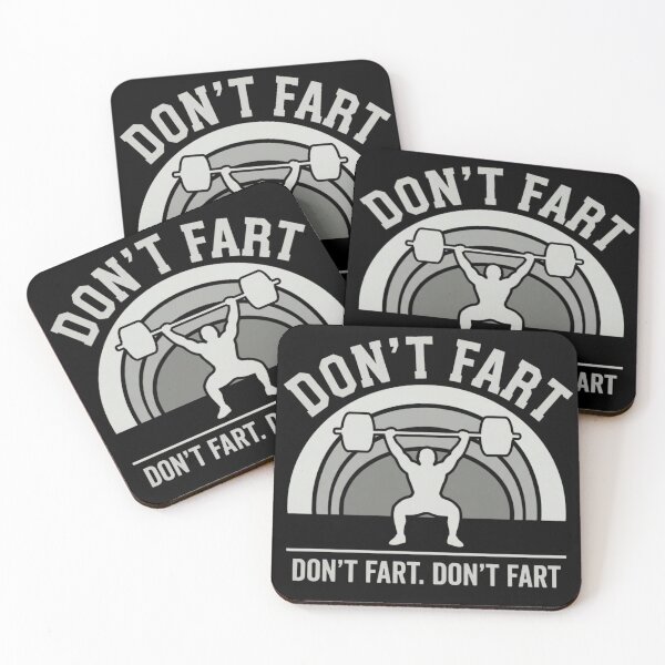 Item preview, Don't Fart Funny Gym Workout Squat Weights Lifting Fitness T-Shirt | Weightlifting Humor Graphic Gift designed and sold by Trendably.