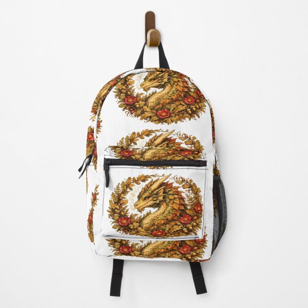 Item preview, Vintage Botanical Woodland Dragon European Folklore Art designed and sold by DragonStore210.