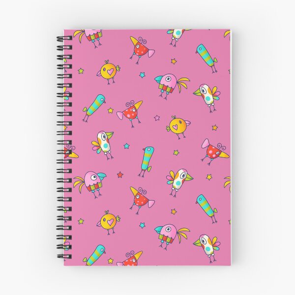 Item preview, Colorful Birds on Pink designed and sold by MissMelsa.