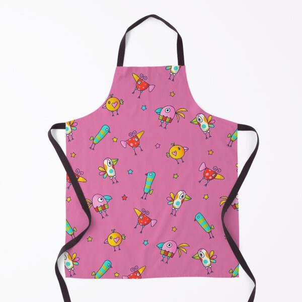 Item preview, Colorful Birds on Pink designed and sold by MissMelsa.