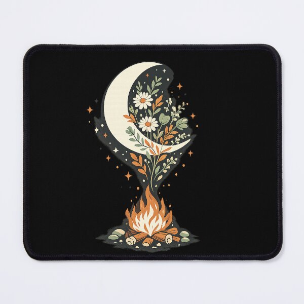 Item preview, Moonlit Wildflower Campfire Vintage Nature & Stargazing Aesthetic designed and sold by teemix.