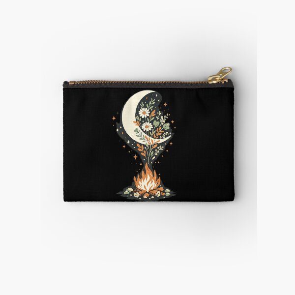 Item preview, Moonlit Wildflower Campfire Vintage Nature & Stargazing Aesthetic designed and sold by teemix.
