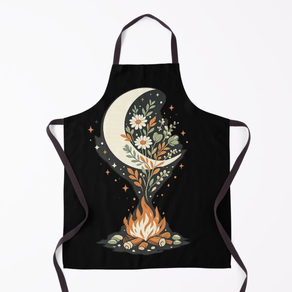 Item preview, Moonlit Wildflower Campfire Vintage Nature & Stargazing Aesthetic designed and sold by teemix.