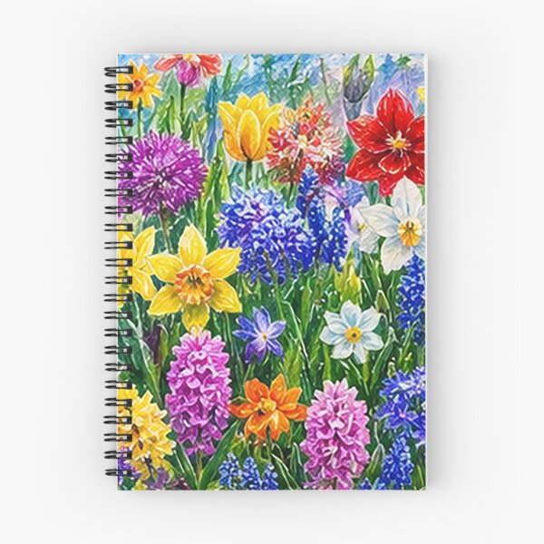 Item preview, Colourfull Crayon Draw Flowers designed and sold by erenazepeda.