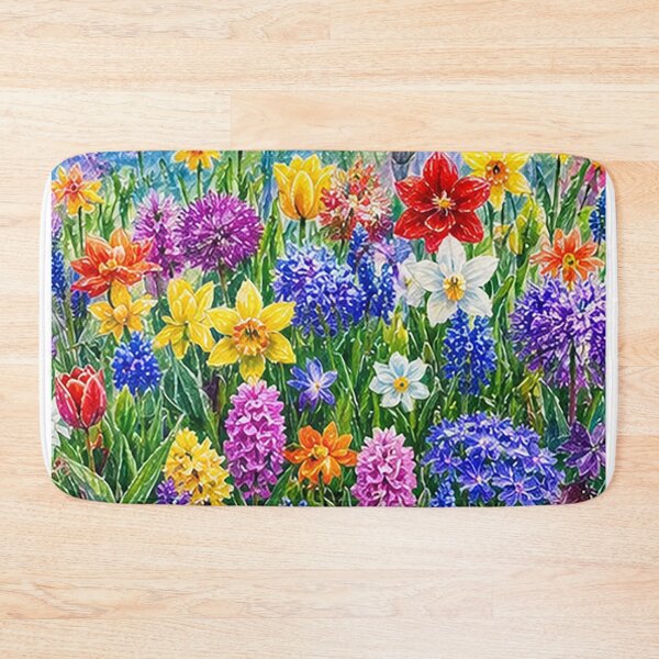 Item preview, Colourfull Crayon Draw Flowers designed and sold by erenazepeda.