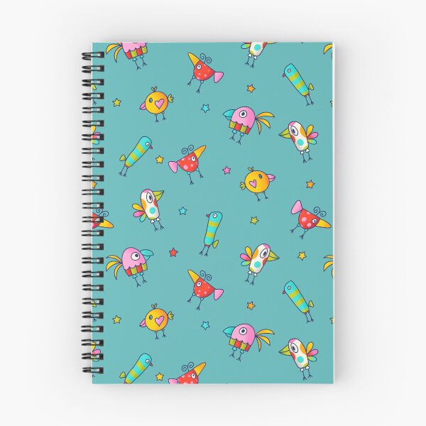 Item preview, Colorful Birds on Teal designed and sold by MissMelsa.