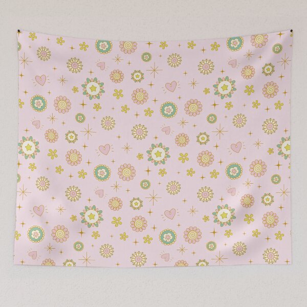 Item preview, Happy Flowers, pink designed and sold by MissMelsa.