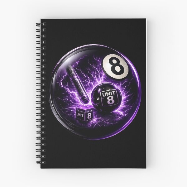 Item preview, Unit 8 After Hours Club: The Electric Purple Eight Ball Orb designed and sold by AfterDarkVisuals.