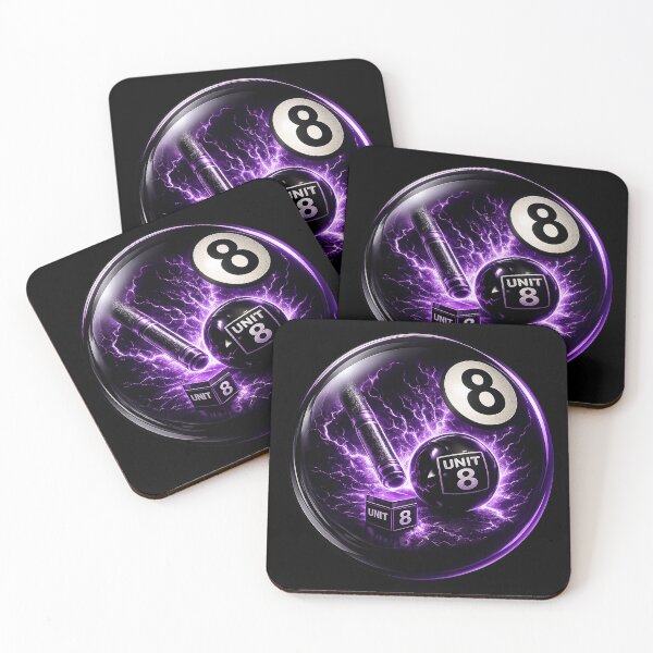 Item preview, Unit 8 After Hours Club: The Electric Purple Eight Ball Orb designed and sold by AfterDarkVisuals.