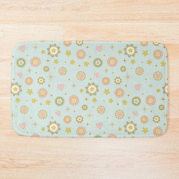 Item preview, Happy Flowers, aqua designed and sold by MissMelsa.