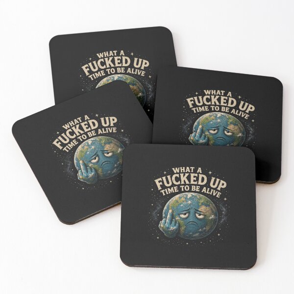 Item preview, What a Fucked Up Time to Be Alive Vintage Storybook Sarcasm, designed and sold by Crystal-Tree.