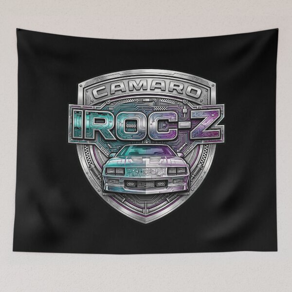 Item preview, Chevrolet Camaro IROC-Z Design, Camaro IROC-Z Shirt, Classic American Muscle Car, Chevy Performance, Third Generation Camaro, V8 Performance, Street Machine, Vintage Muscle Graphic designed and sold by Typologystudios.