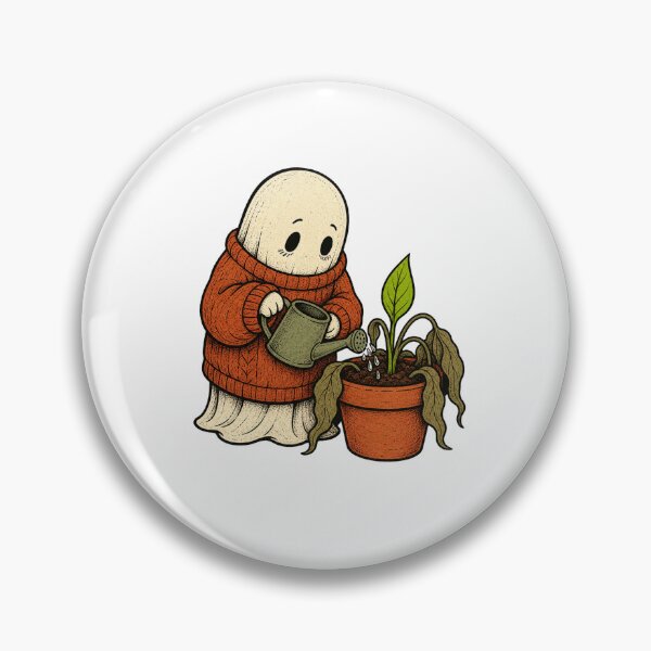 Item preview, Little Ghost Gardener and Plant designed and sold by Oni  Zuka.