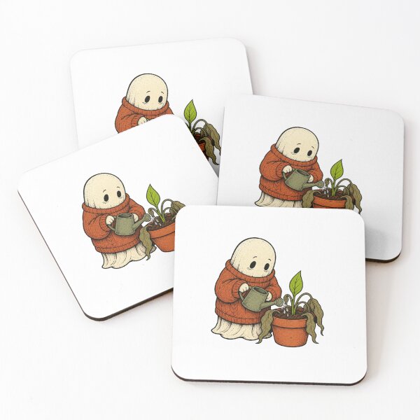 Item preview, Little Ghost Gardener and Plant designed and sold by Oni  Zuka.