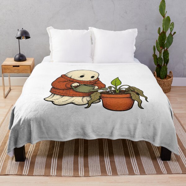 Item preview, Little Ghost Gardener and Plant designed and sold by Oni Zuka.