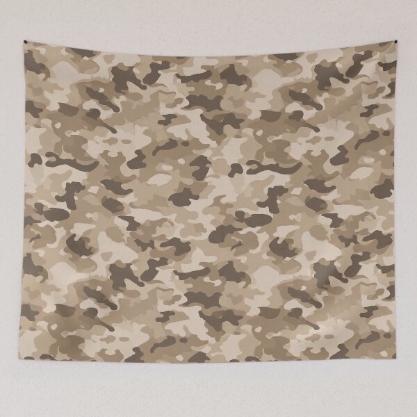 Item preview, Classic Desert Camo Pattern - Authentic Tan & Brown Camouflage Design designed and sold by Nine Lives Studio.
