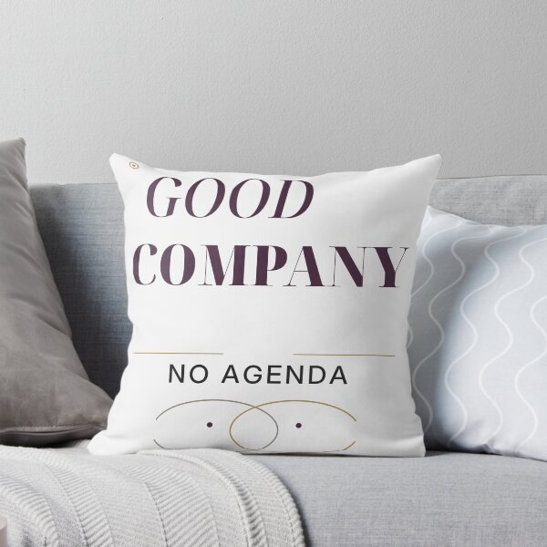 Item preview, Good Company, No Agenda – Modern Social Club Typography designed and sold by FineDesignARCH.
