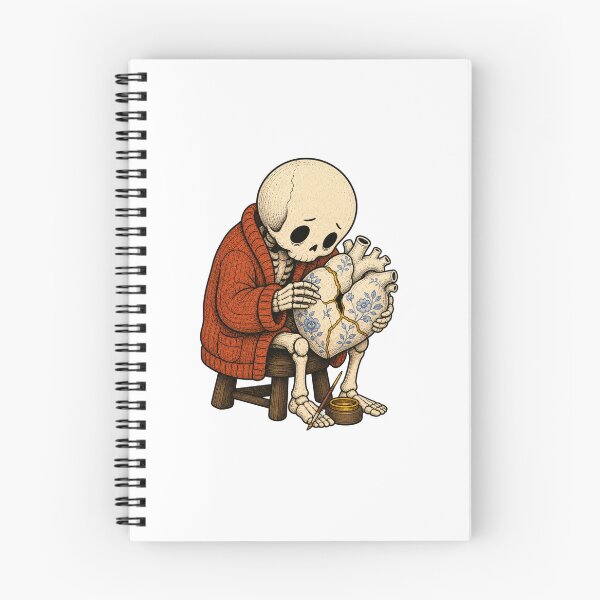 Item preview, Skeleton mending a broken heart designed and sold by Oni  Zuka.