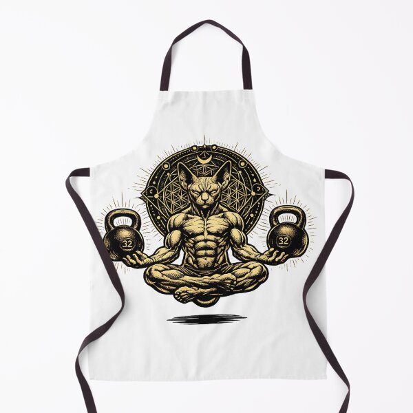 Item preview, Mystic Sphynx Kettlebell Mandala designed and sold by teemix.