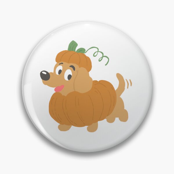 Item preview, Cute Halloween Pumpkin Dachshund designed and sold by HappySunday001.