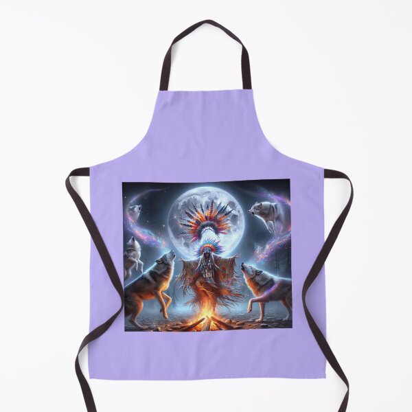 Item preview, MYSTICAL SCENE WITH INDIGENOUS designed and sold by Catalina Kate.