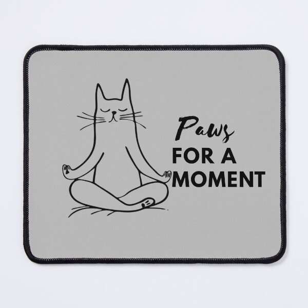 Item preview, Zen Cat Meditation | Minimalist Yoga Cat Illustration International Cat Day designed and sold by Palette & Hue.