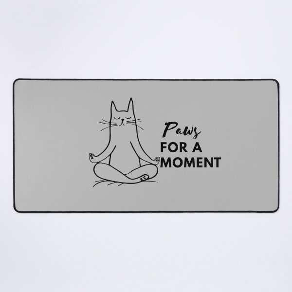 Item preview, Zen Cat Meditation | Minimalist Yoga Cat Illustration International Cat Day designed and sold by Palette & Hue.