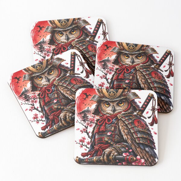 Item preview, Samurai Owl designed and sold by VerdePegajoso.