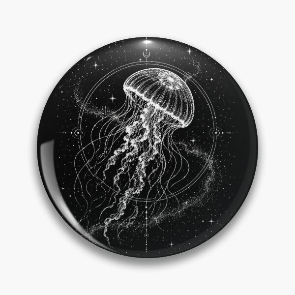 Item preview,  jellyfish Diving Space Galaxy Night Sky designed and sold by SOUFIANE1991.