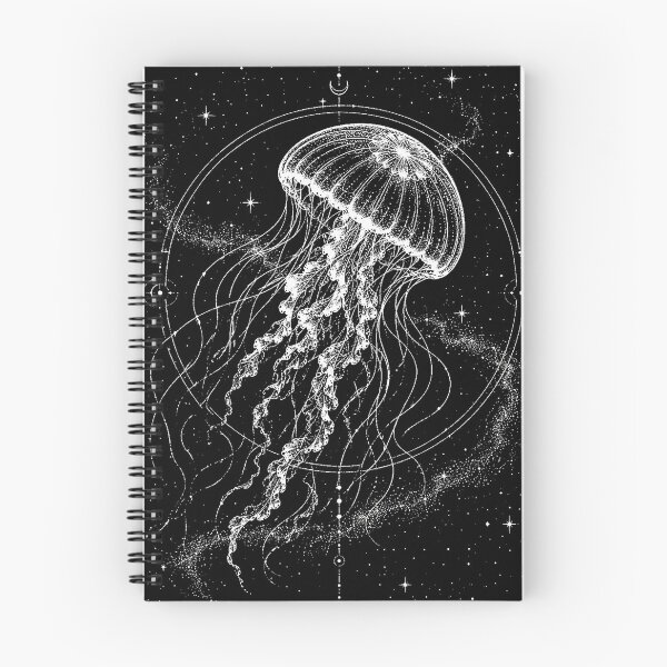 Item preview,  jellyfish Diving Space Galaxy Night Sky designed and sold by SOUFIANE1991.