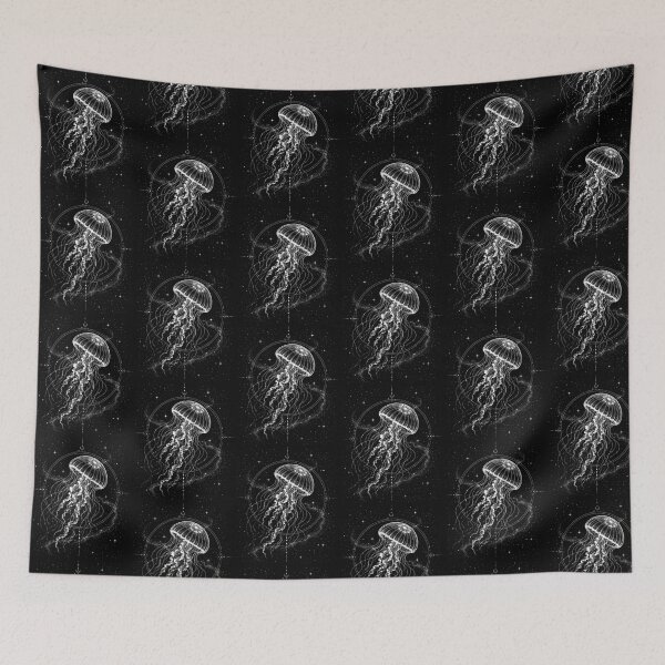 Item preview,  jellyfish Diving Space Galaxy Night Sky designed and sold by SOUFIANE1991.