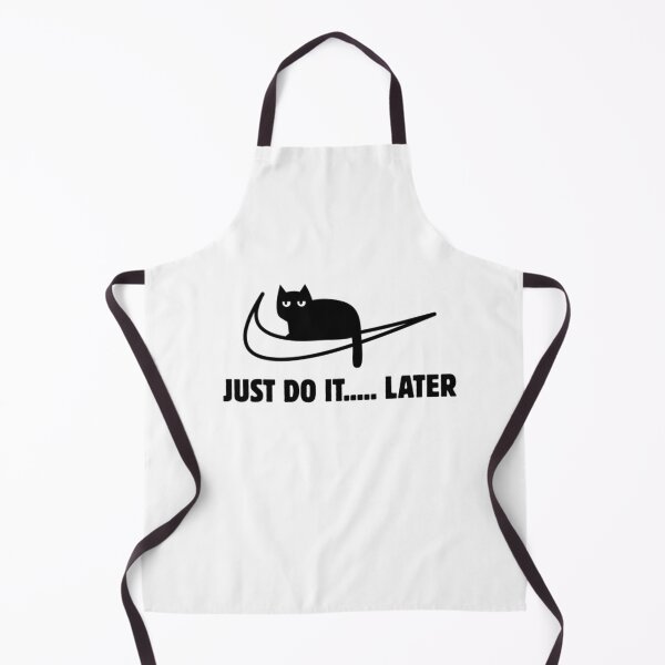 Item preview, Just Do It... Later | Lazy Cat in Frying Pan Funny Illustration International Cat Day designed and sold by Palette & Hue.