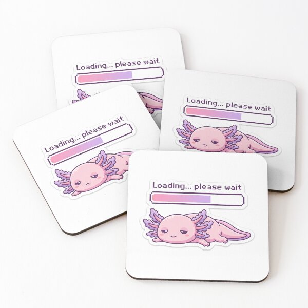 Item preview, Axolotl is Loading Please Wait  designed and sold by marcokawaii.