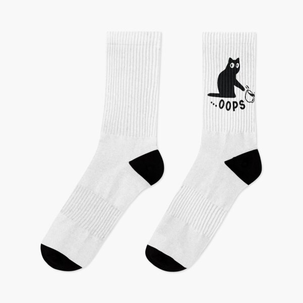 Item preview, Oops! Clumsy Cat | Funny Spilled Coffee Cat Illustration International Cat Day designed and sold by Palette & Hue.