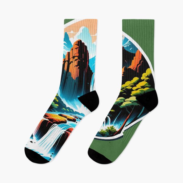 Item preview, Waterfall in the mountains 2 designed and sold by tarkone.
