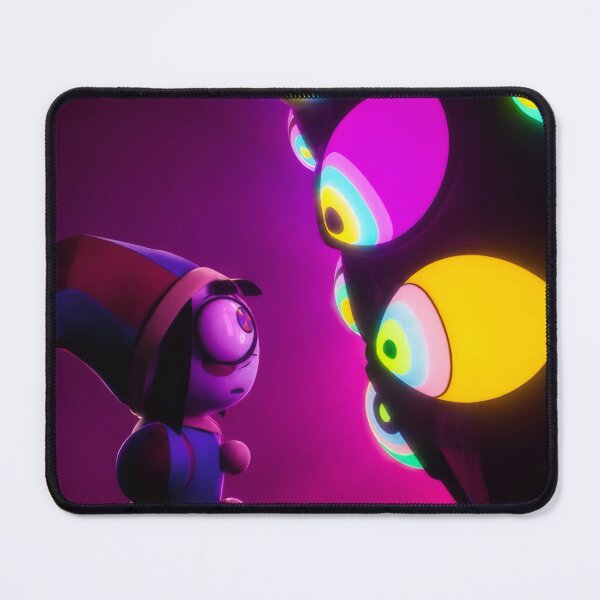 Item preview, Surreal Digital Jester Neon Eyes Fantasy Art | Colorful Circus Inspired Illustration designed and sold by Billy Morfo™.