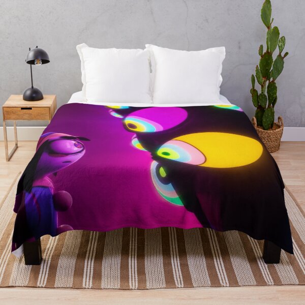 Item preview, Surreal Digital Jester Neon Eyes Fantasy Art | Colorful Circus Inspired Illustration designed and sold by William Cano.