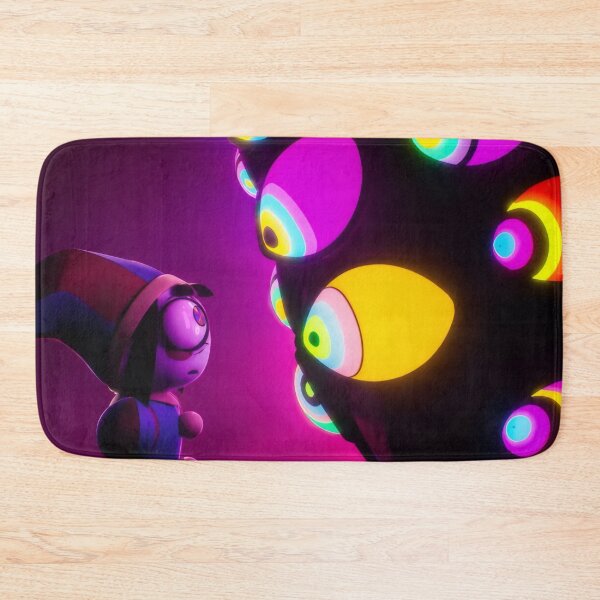 Item preview, Surreal Digital Jester Neon Eyes Fantasy Art | Colorful Circus Inspired Illustration designed and sold by Billy Morfo™.