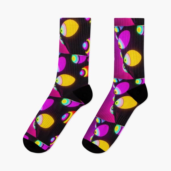 Item preview, Surreal Digital Jester Neon Eyes Fantasy Art | Colorful Circus Inspired Illustration designed and sold by Billy Morfo™.